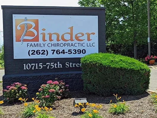 Chiropractic Kenosha WI Office Sign Color